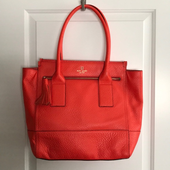 kate spade Handbags - Orange Kate spade tote bag